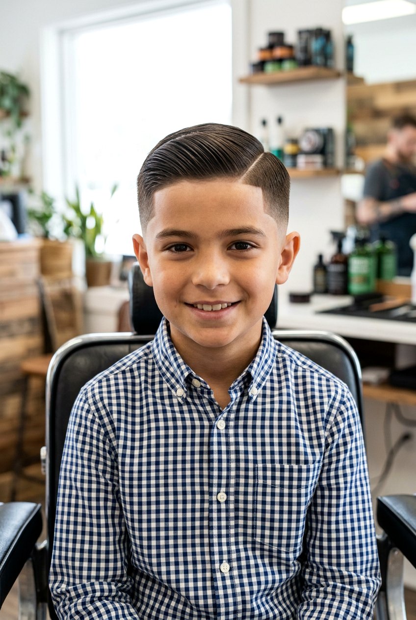 Classic Comb Over Mid Taper Fade - 20 boys haircut with mid taper fade - 20 boys haircut with mid taper fade