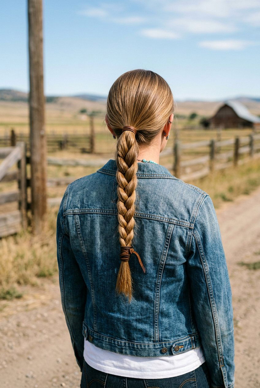 Classic Cowgirl Braid Ponytail - 20 cowgirl braid ponytail - 20 cowgirl braid ponytail