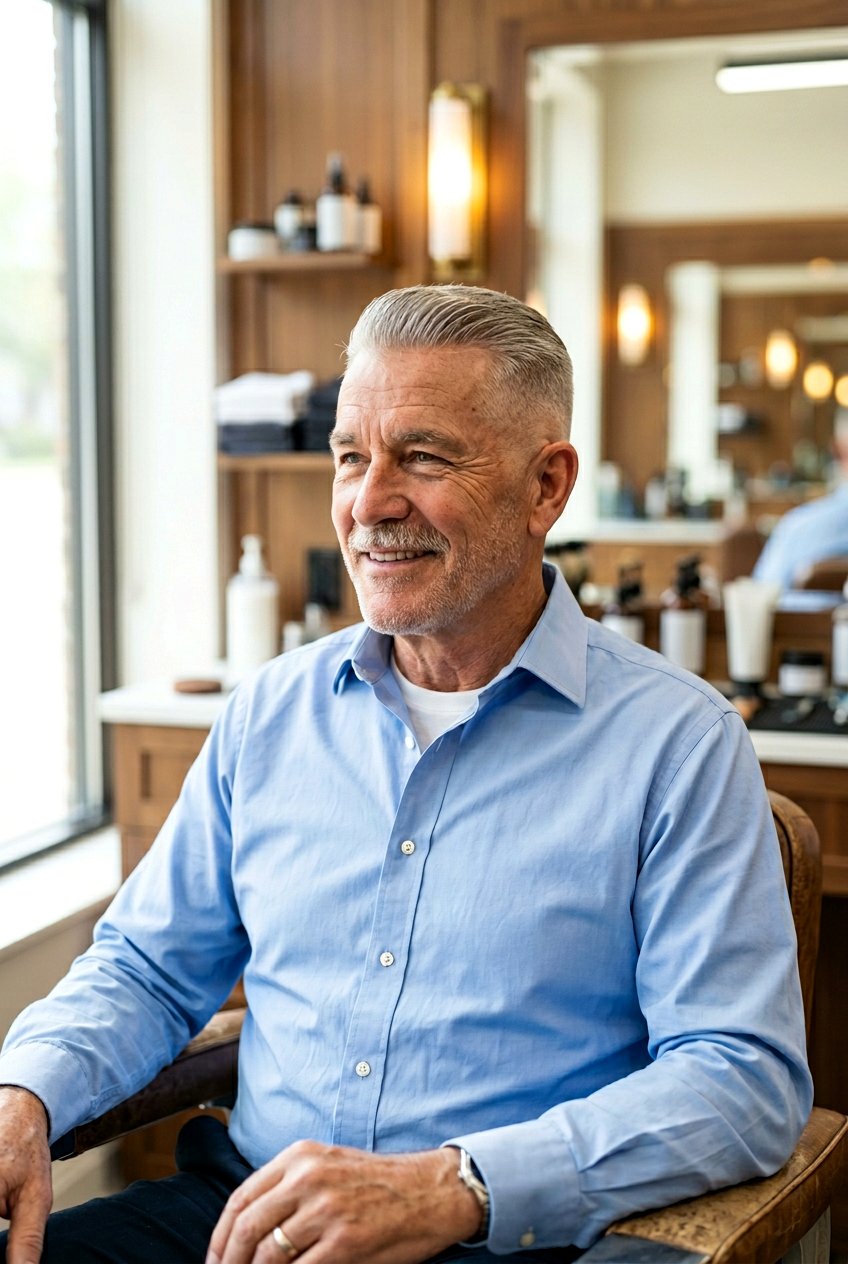 Classic Crew Cut - 20 neat crew cut for older men - 20 neat crew cut for older men