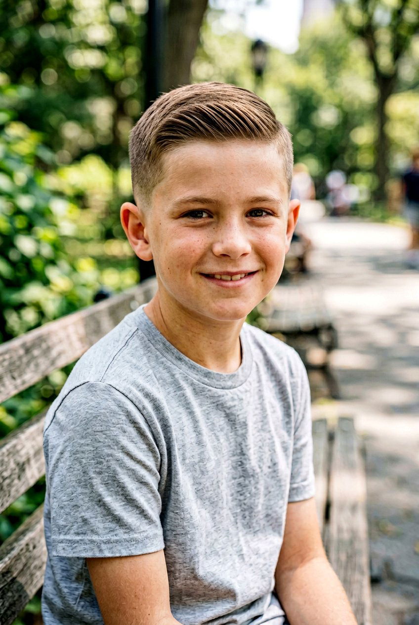 Classic Crew Cut - 20 boys haircut for cowlick - 20 boys haircut for cowlick