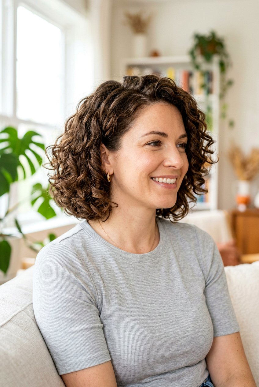 Classic Curly Bob For Thick Hair - 20 curly bob for thick curly hair - 20 curly bob for thick curly hair