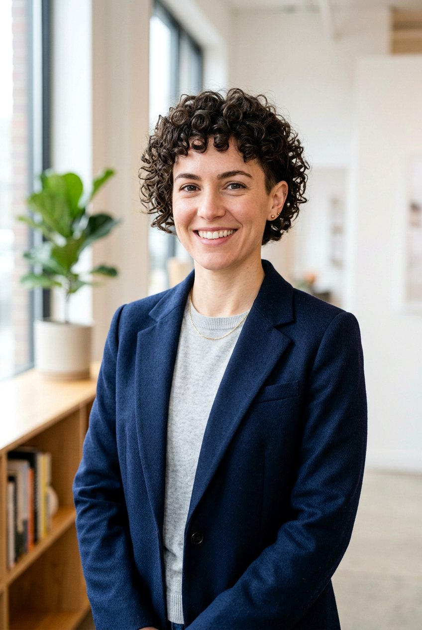 Classic Curly Caesar Haircut - 20 low maintenance haircut for mature curls - 20 low maintenance haircut for mature curls