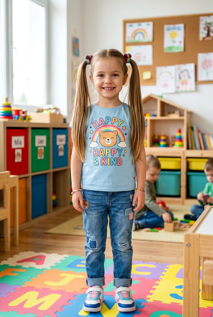 Classic Double Pigtails For School - 20 kindergarten hairstyles for girls - 20 kindergarten hairstyles for girls