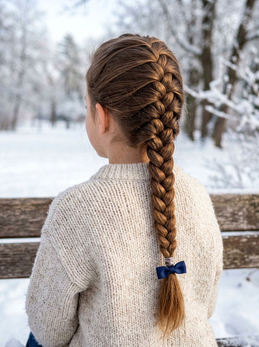 Classic French Braid - 20 school hair ideas for girls - 20 school hair ideas for girls