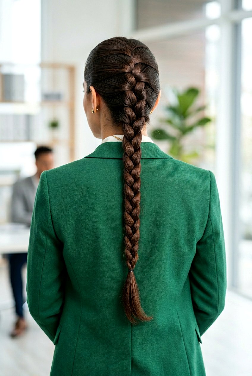 Classic French Braid - 20 internship hairstyle for college women - 20 internship hairstyle for college women