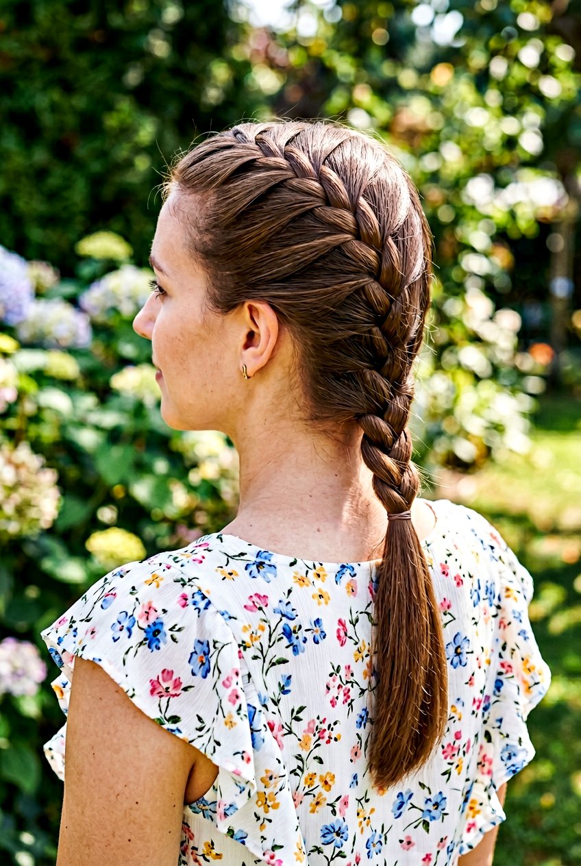 Classic French Braid - 20 summer hairstyles for women - 20 summer hairstyles for women
