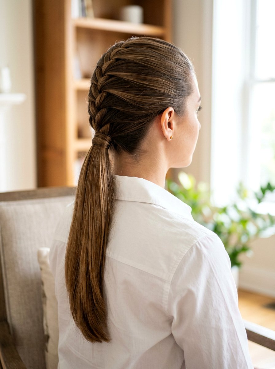 Classic French Braid Ponytail - 20 french braid ponytail hairstyle - 20 french braid ponytail hairstyle