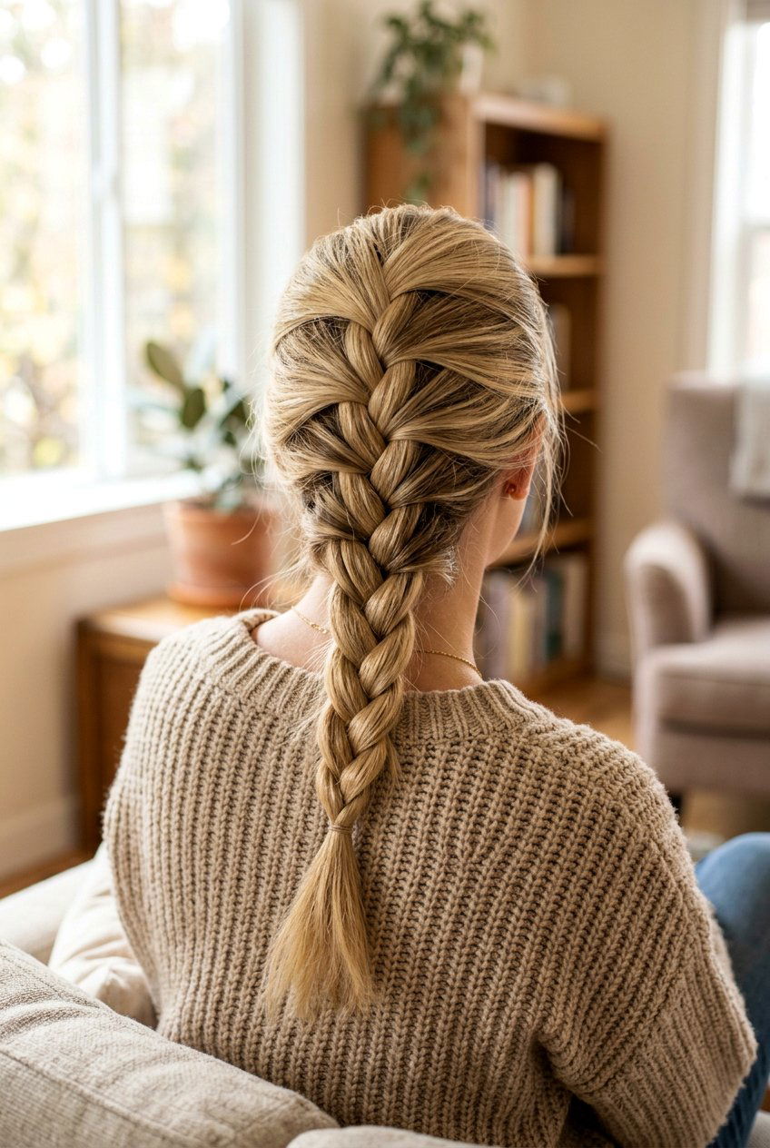 Classic French Braid for Long Hair - 20 airplane braid hairstyle for long hair - 20 airplane braid hairstyle for long hair