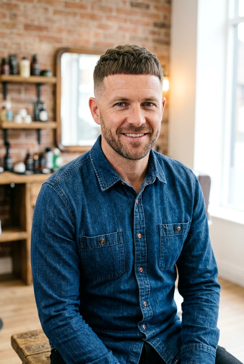 20 French Crop For Receding Hairline Men: Best Styling Ideas