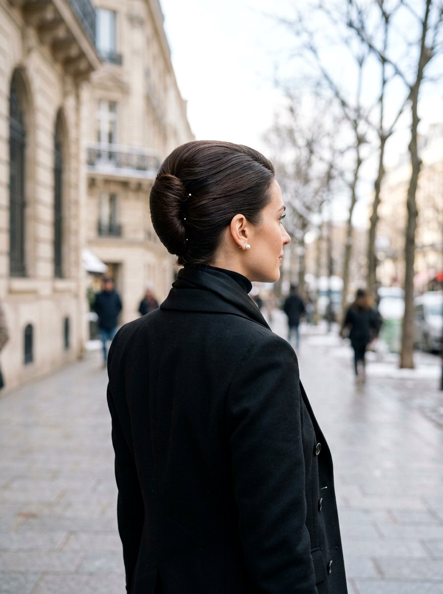 Classic French Twist - 20 office hairstyle for mature women over 50 - 20 office hairstyle for mature women over 50