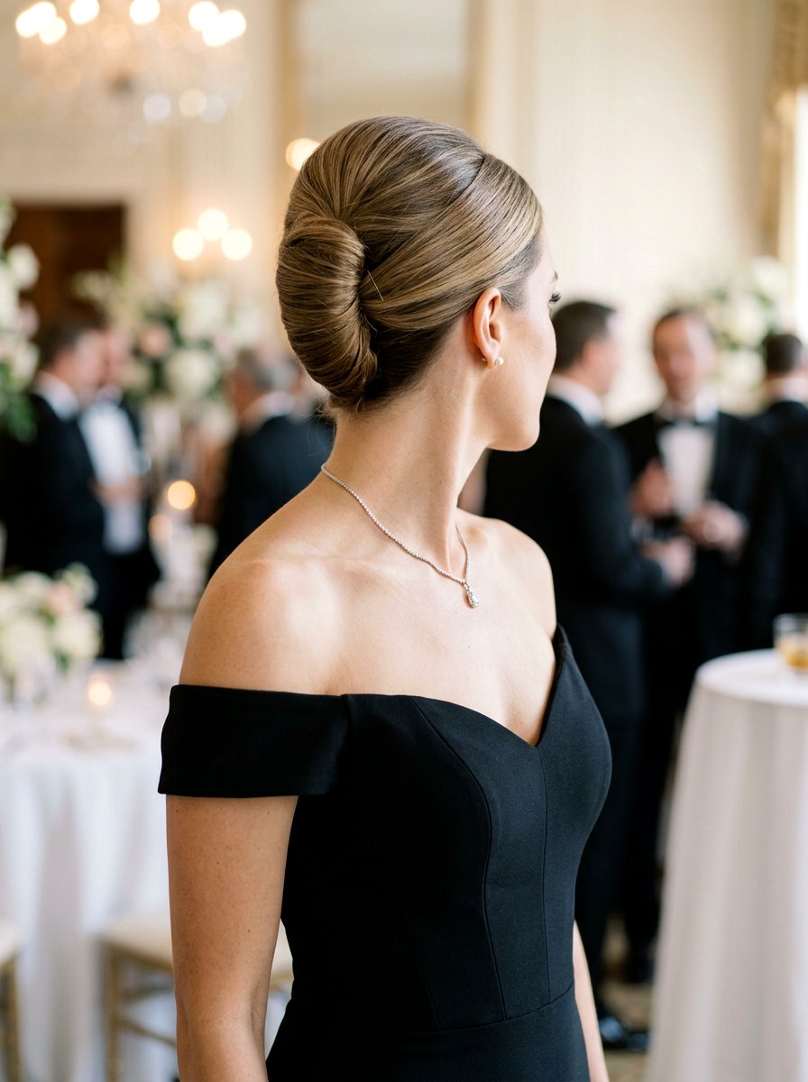 Classic French Twist - 20 viral wedding hairstyle ideas - 20 viral wedding hairstyle ideas