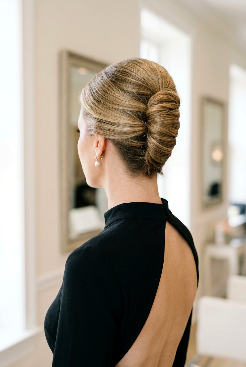 Classic French Twist - 20 formal updo hairstyles - 20 formal updo hairstyles