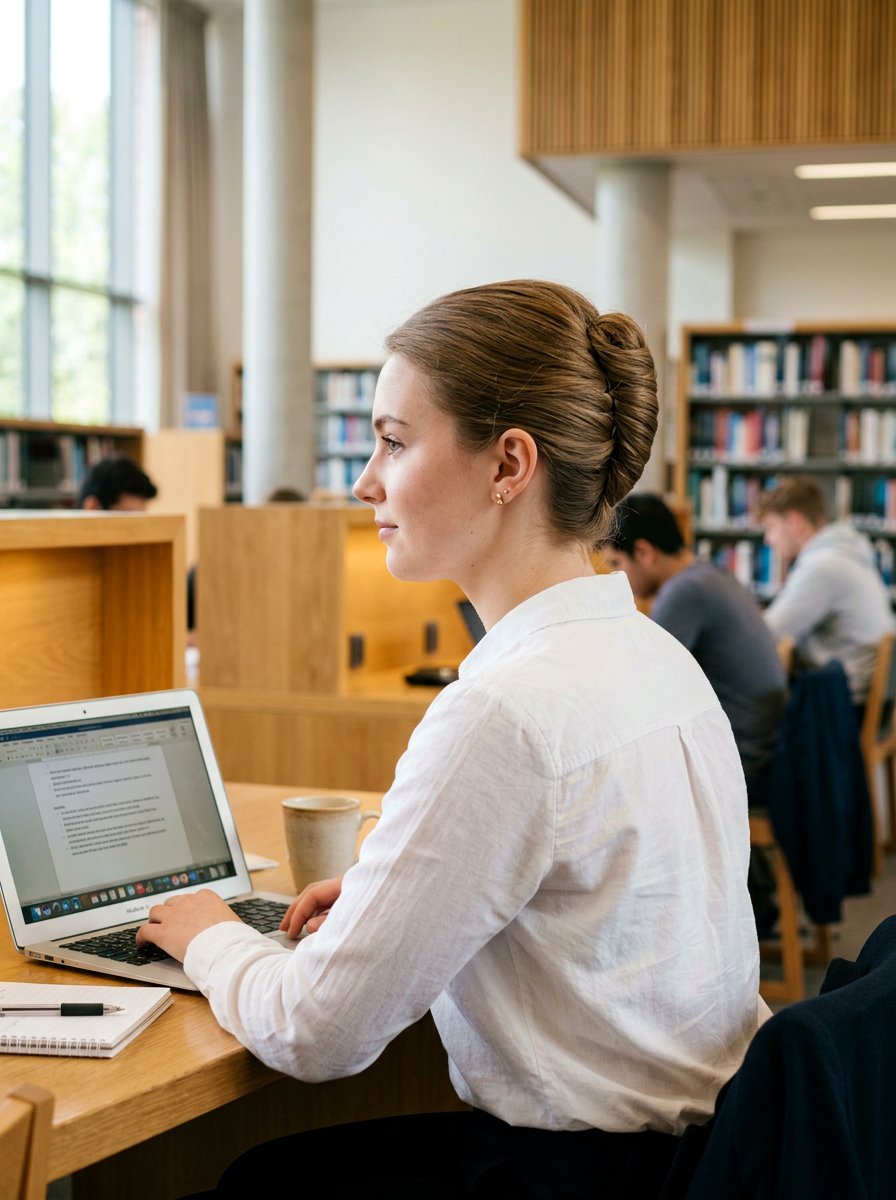 Classic French Twist - 20 college girls polished internship hairstyle - 20 college girls polished internship hairstyle