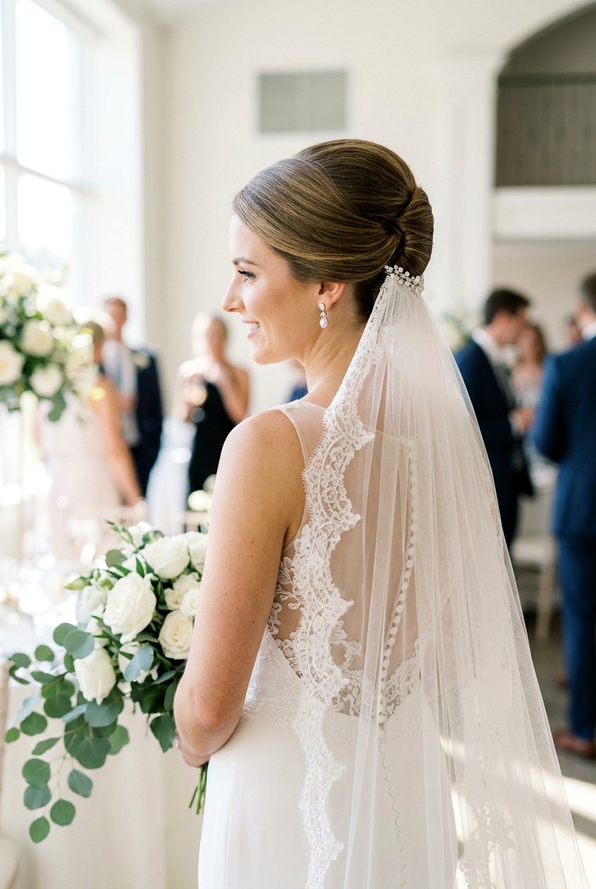 Classic French Twist Bridal Updo - 20 romantic bridal updo - 20 romantic bridal updo