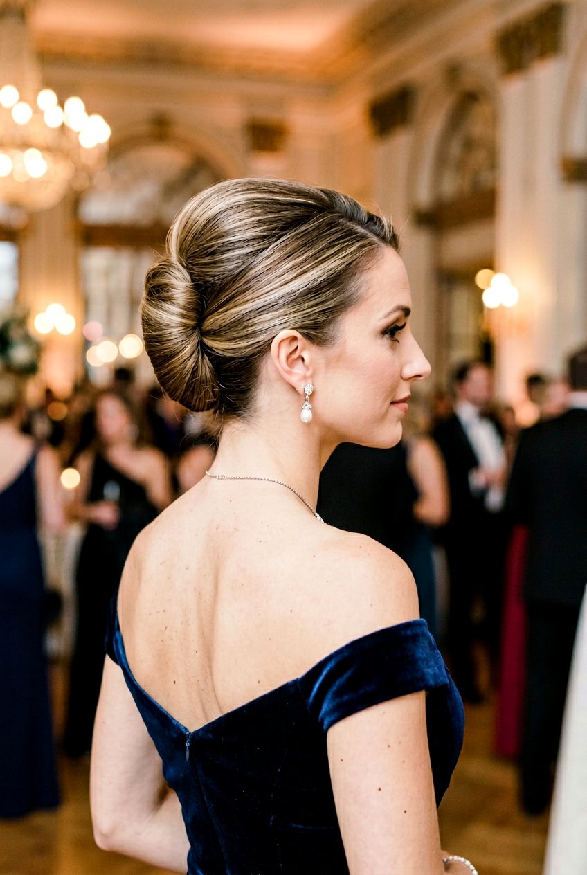 Classic French Twist Updo - 20 french twist updo hairstyle - 20 french twist updo hairstyle