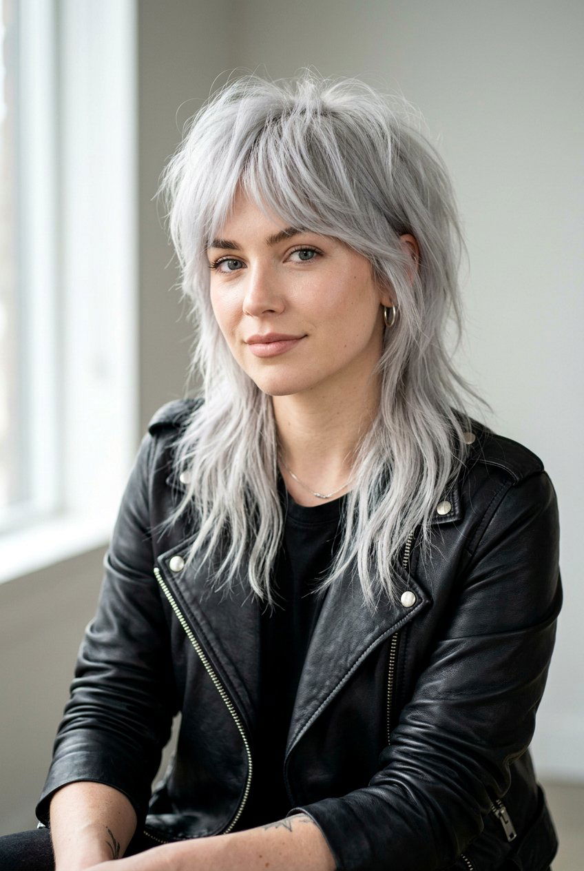 Classic Gray Wolf Cut - 20 gray wolf cut for women - 20 gray wolf cut for women