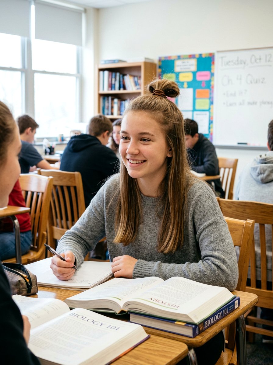 Classic Half Up Bun For School - 20 school half up bun hairstyle - 20 school half up bun hairstyle