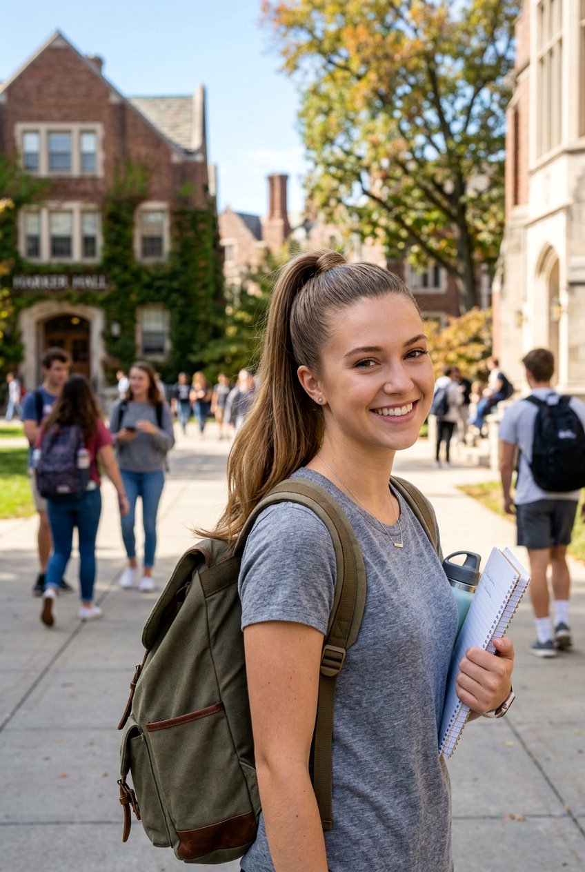 Classic High Campus Ponytail - 20 campus ponytail hairstyle - 20 campus ponytail hairstyle