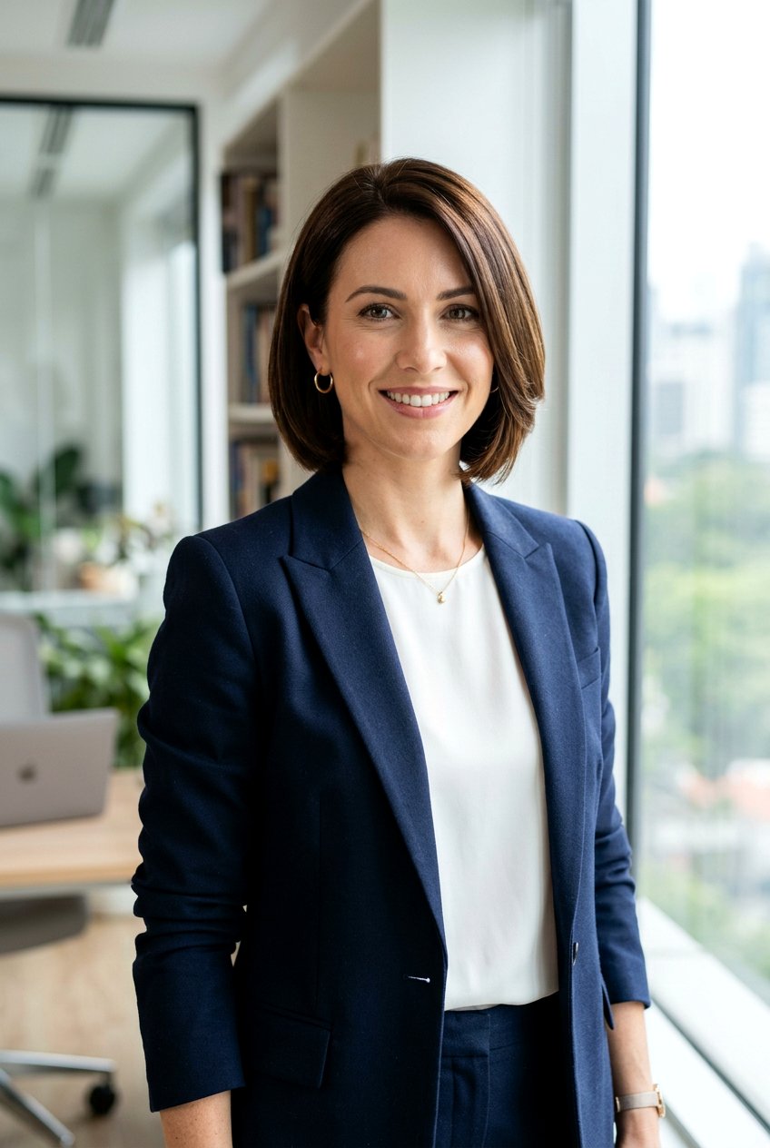 Classic Layered Bob - 20 sleek office bob with layers - 20 sleek office bob with layers