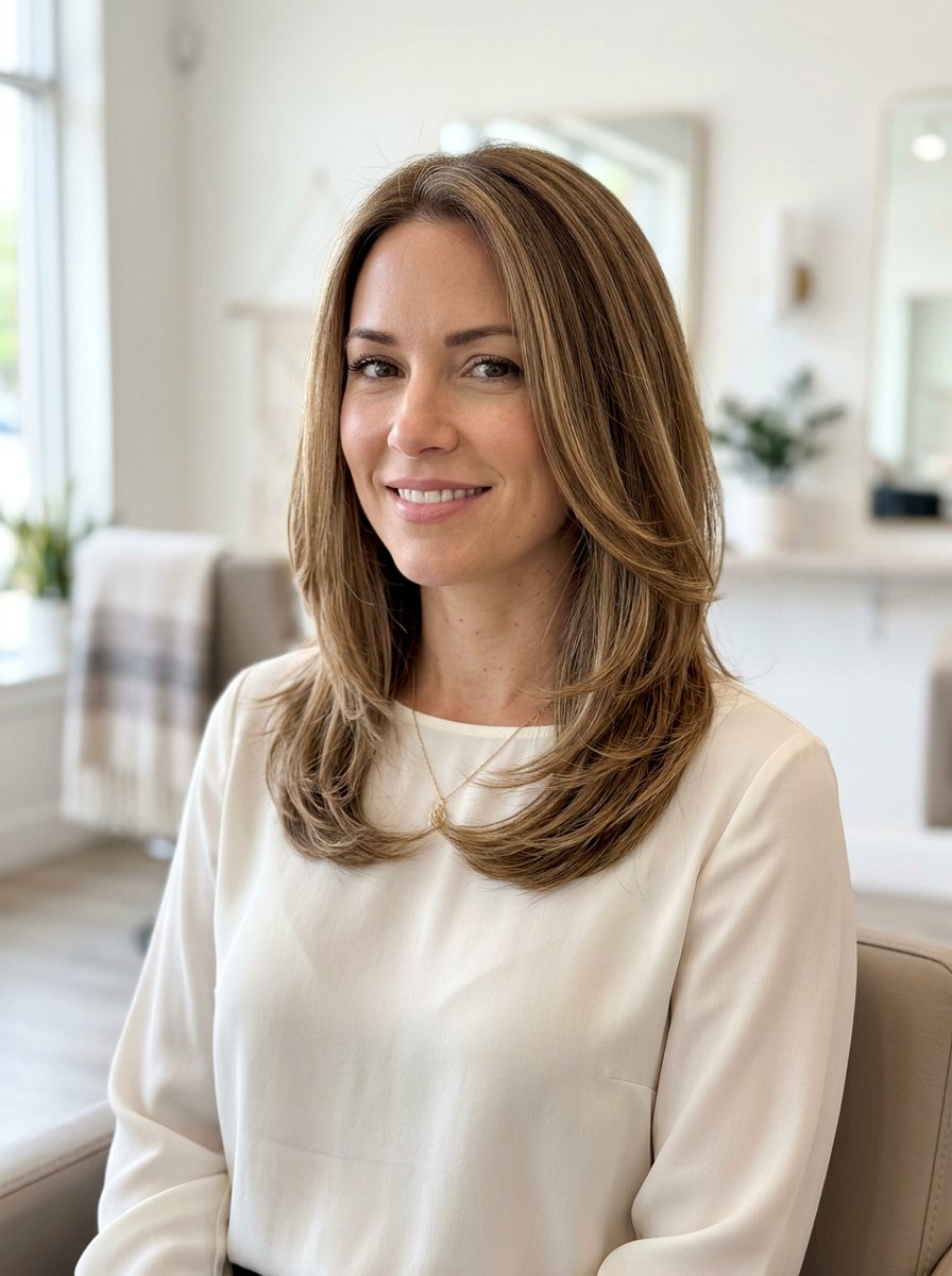 Classic Layered Shoulder Cut - 20 elegant shoulder length haircut with layers - 20 elegant shoulder length haircut with layers