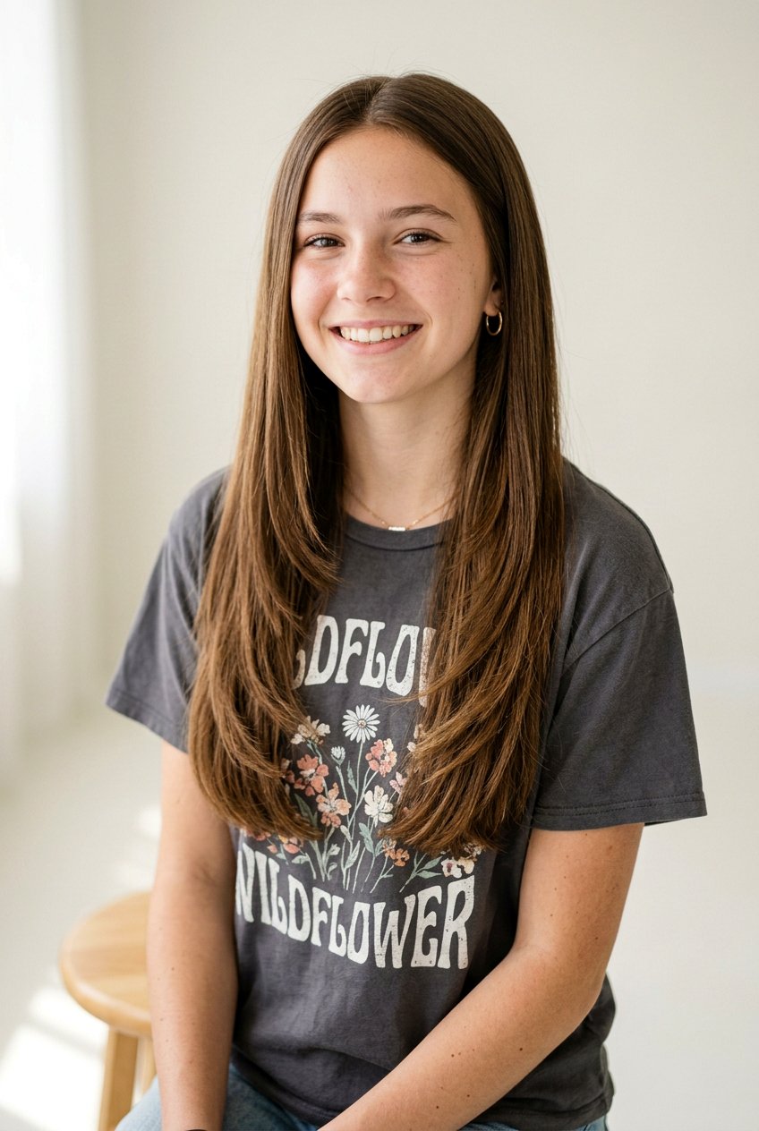 Classic Long Layers For Teenage Girls - 20 long layers for teenage girls - 20 long layers for teenage girls