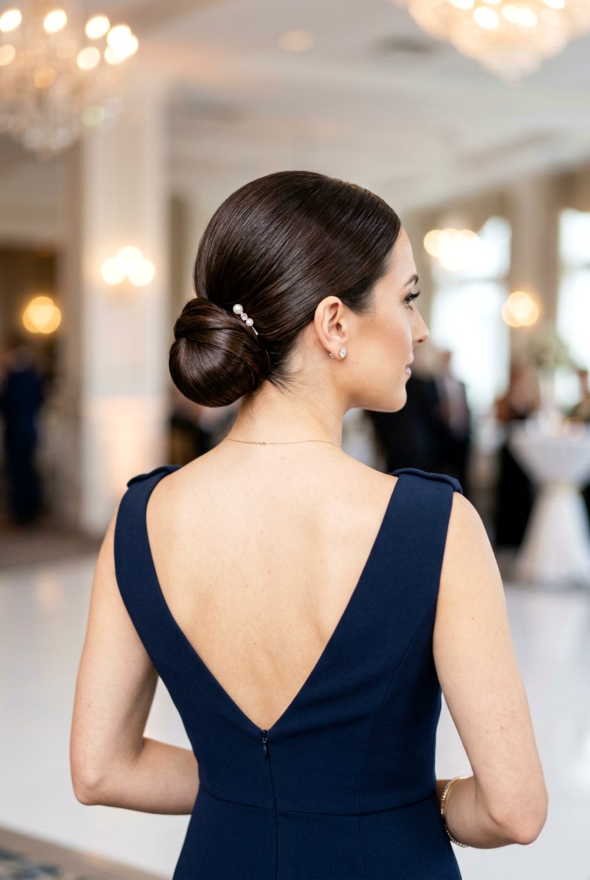 Classic Low Bun Updo - 20 formal festive updo - 20 formal festive updo