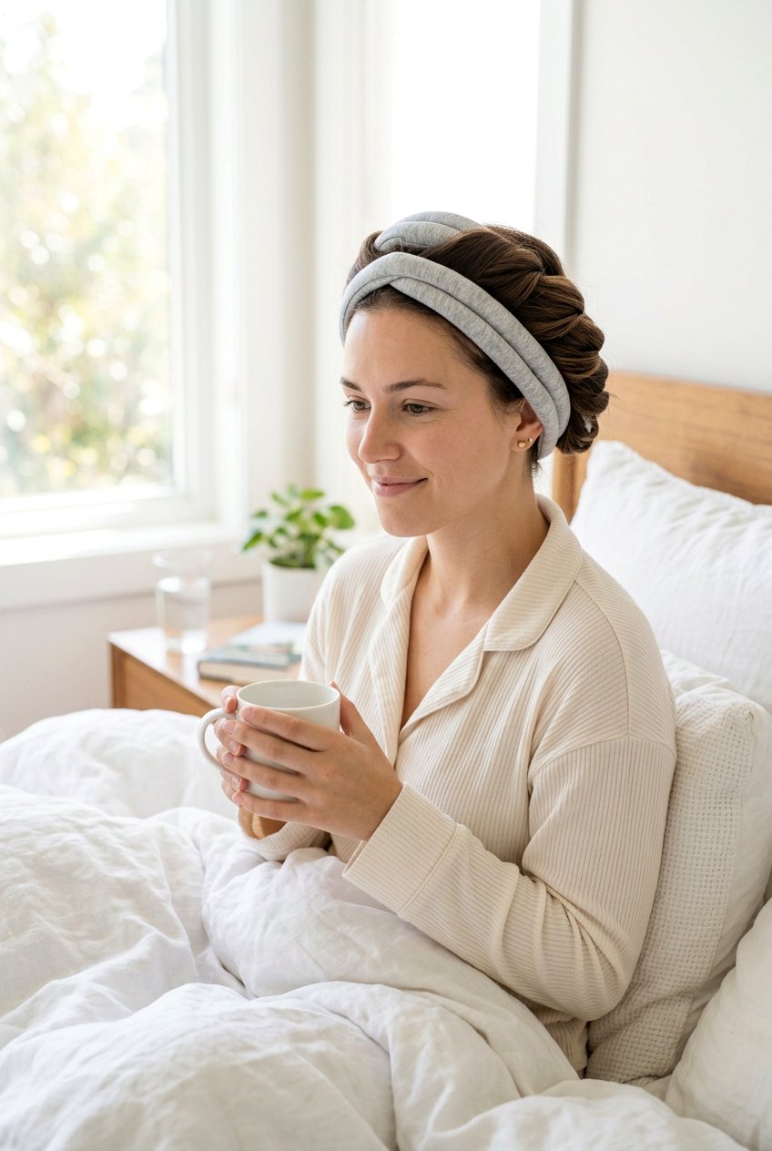 Classic Overnight Headband Curls - 20 headband curls hairstyle - 20 headband curls hairstyle