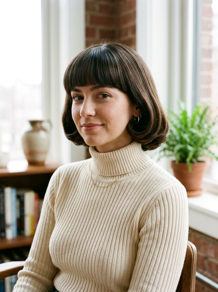 Classic Page Boy Cut - 20 haircut for relaxed hair women - 20 haircut for relaxed hair women