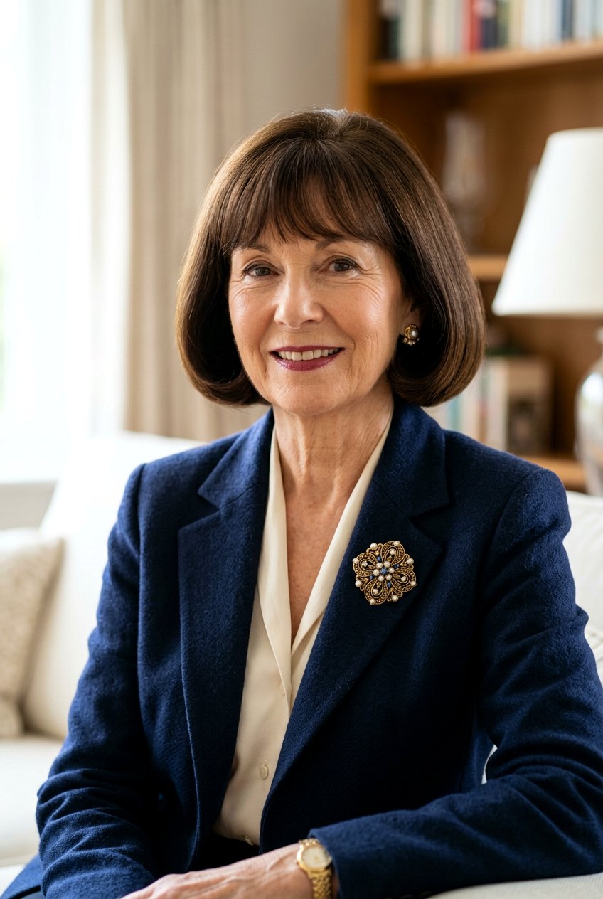 Classic Pageboy Bob - 20 old money bob for mature women - 20 old money bob for mature women