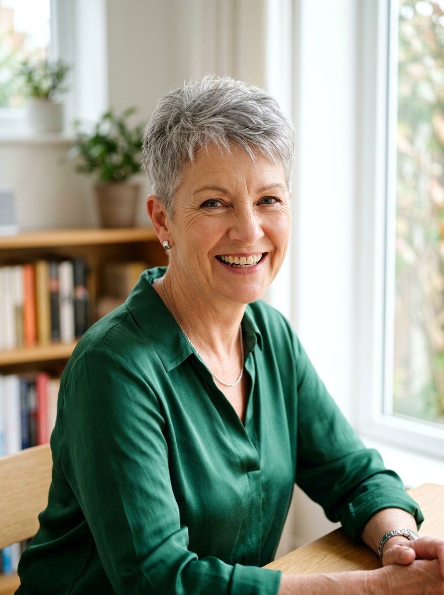 Classic Pixie Cut - 20 elegant haircut for women over 60 - 20 elegant haircut for women over 60