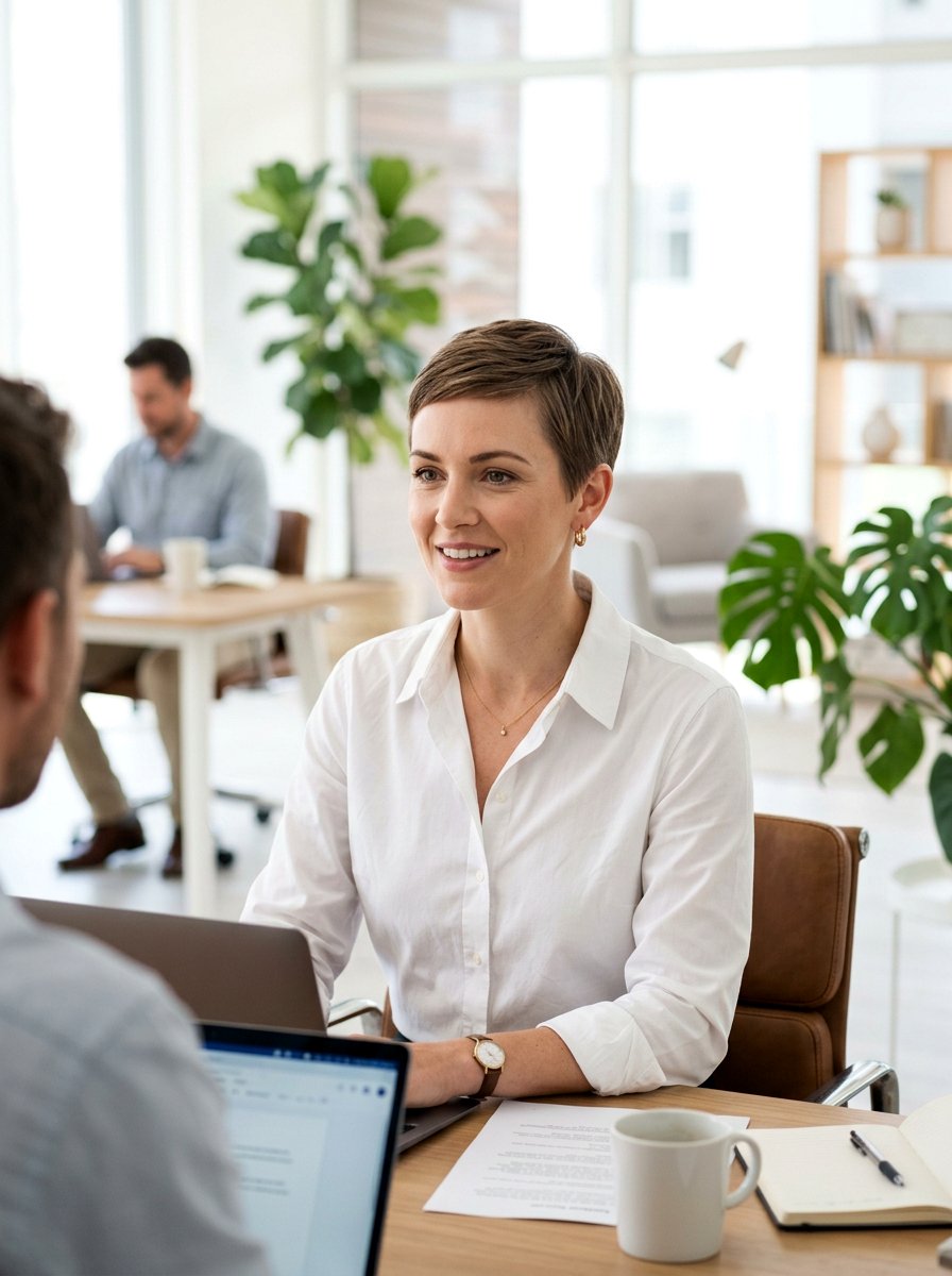 Classic Pixie Cut - 20 polished pixie haircut for office women - 20 polished pixie haircut for office women
