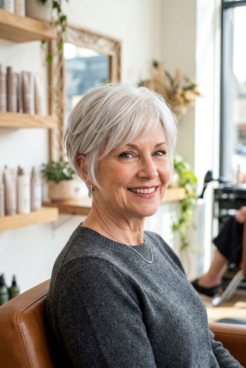 Classic Pixie Cut - 20 short hairstyles for women over 60 - 20 short hairstyles for women over 60