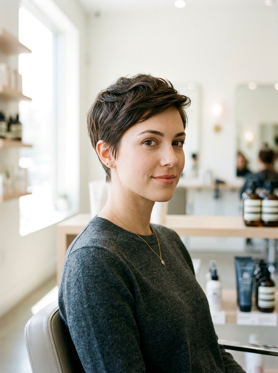 Classic Pixie Cut For Oval Face - 20 polished short haircut for women - 20 polished short haircut for women