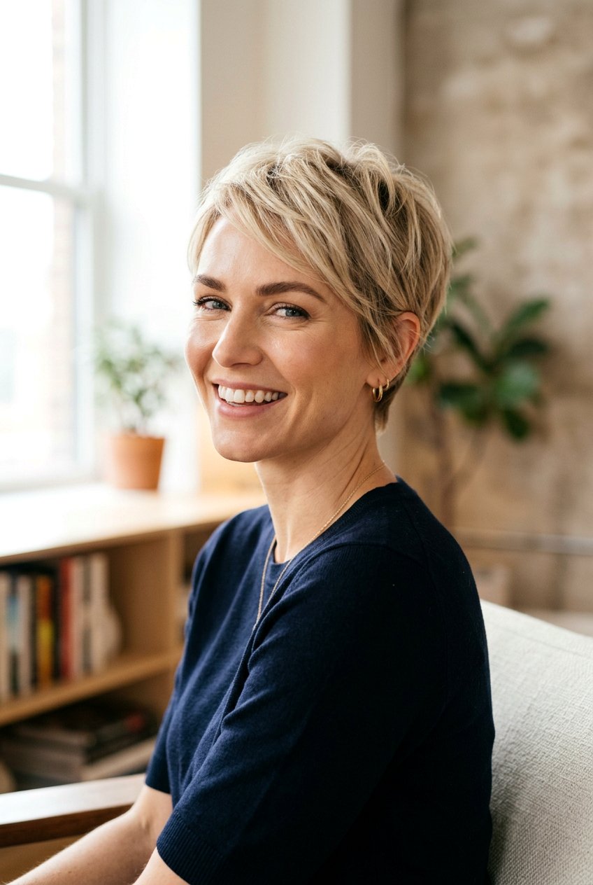 Classic Pixie Haircut - 20 low maintenance haircuts for women - 20 low maintenance haircuts for women