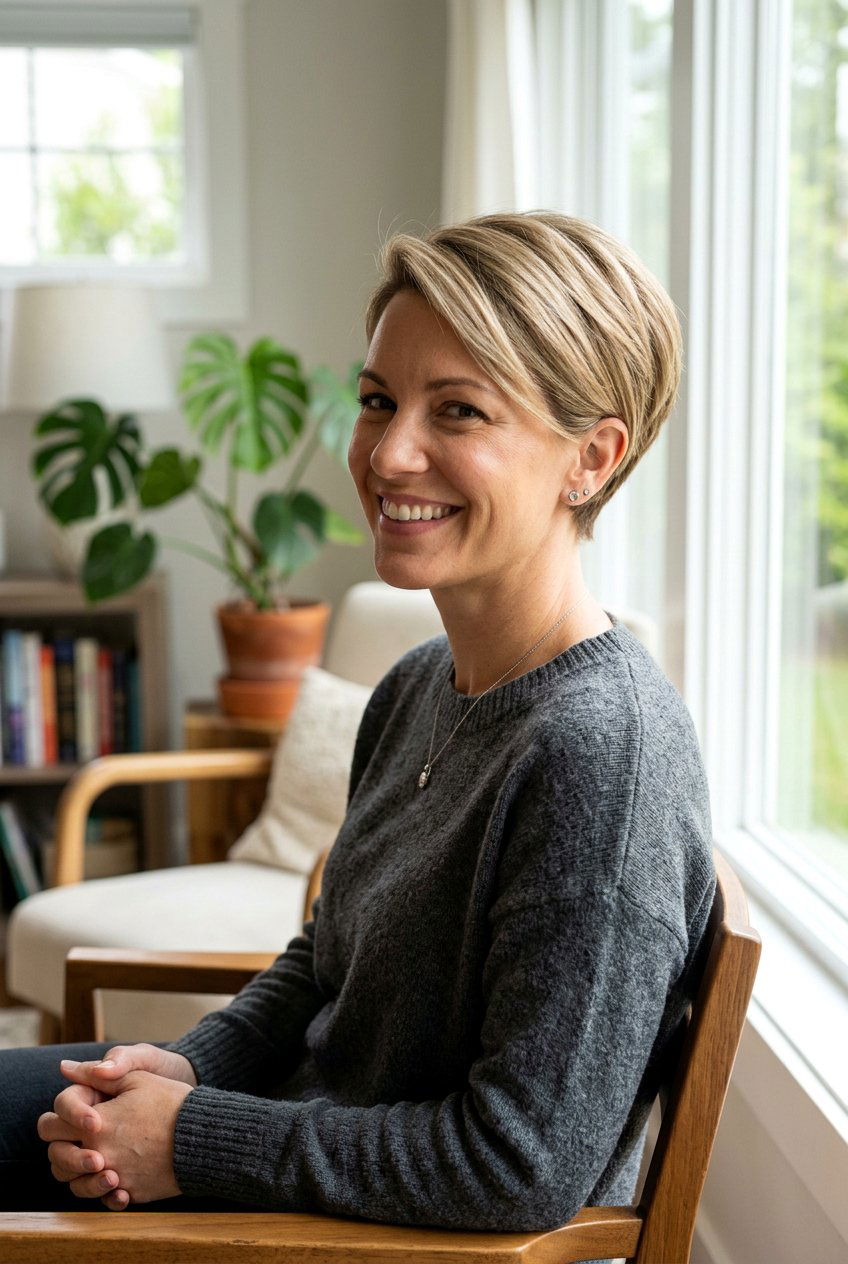 Classic Pixie With Stacked Back - 20 pixie with stacked back - 20 pixie with stacked back