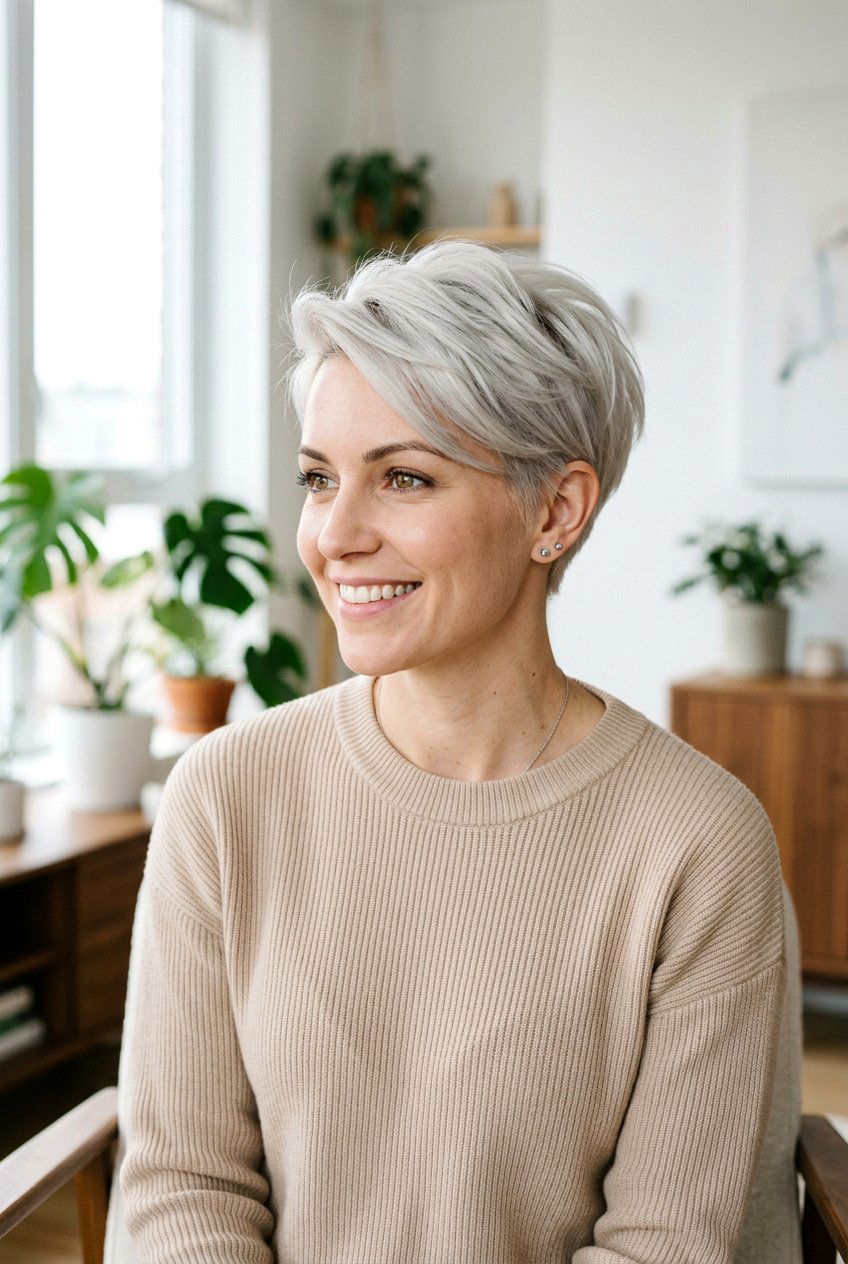 Classic Platinum Pixie Haircut - 20 platinum pixie haircut - 20 platinum pixie haircut