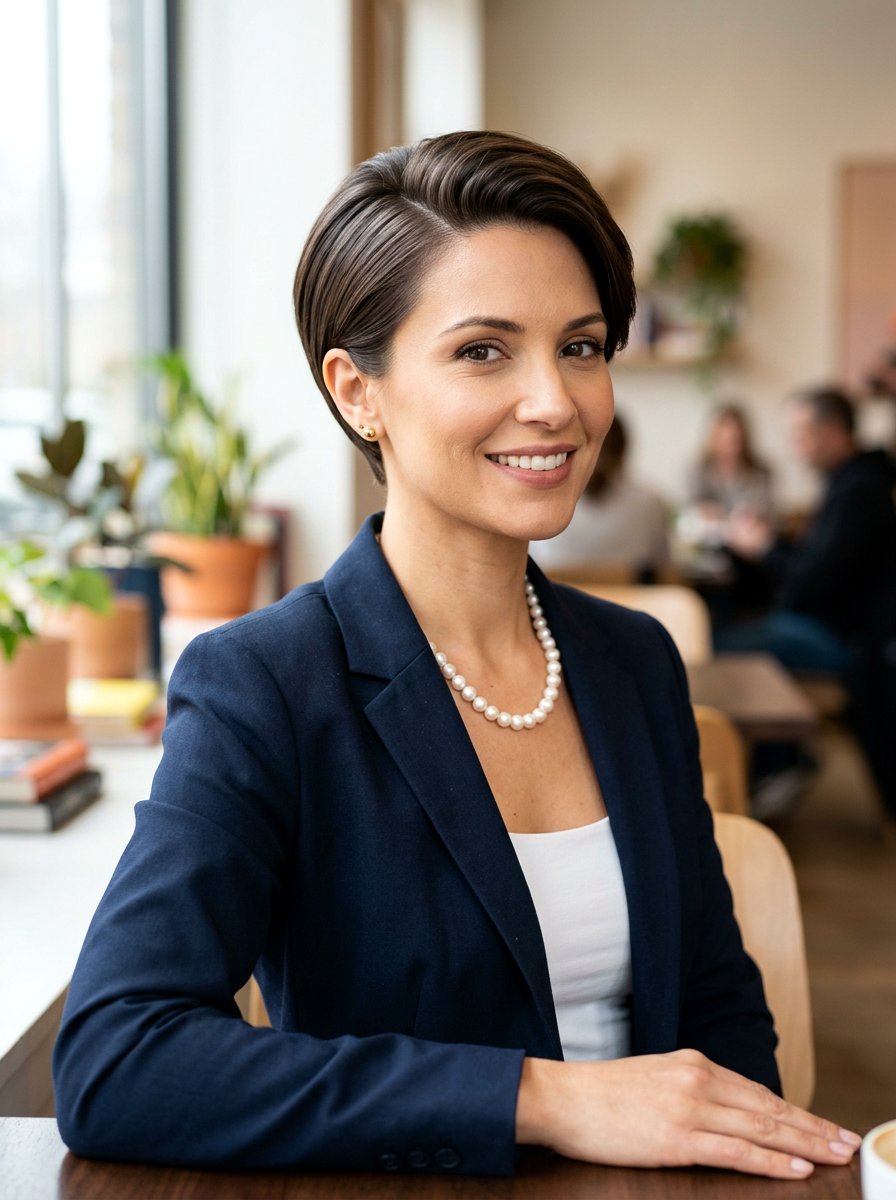 Classic Polished Pixie - 20 polished pixie for fine hair women - 20 polished pixie for fine hair women