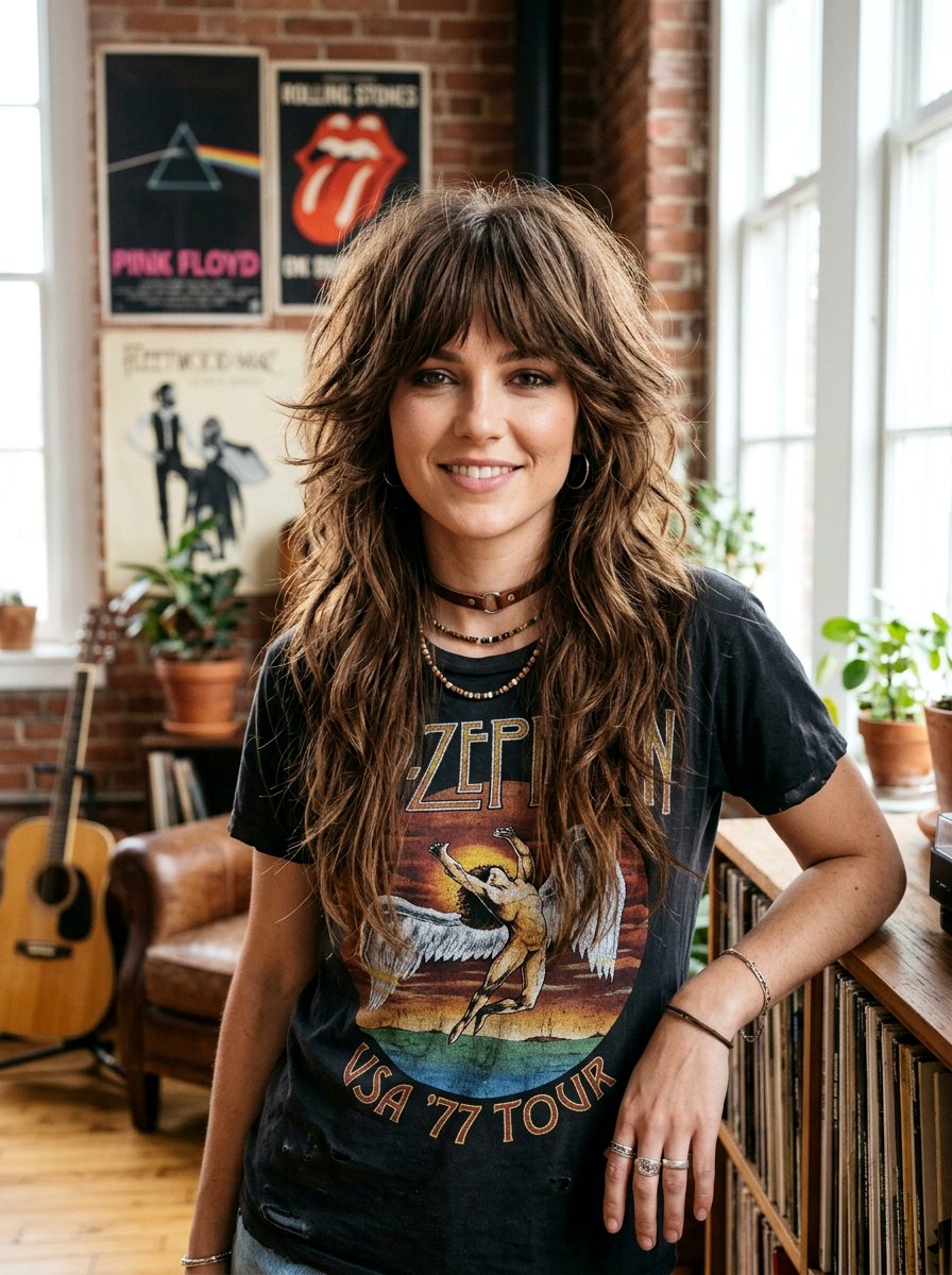 Classic Rock Shag - 20 older women shag haircut ideas - 20 older women shag haircut ideas