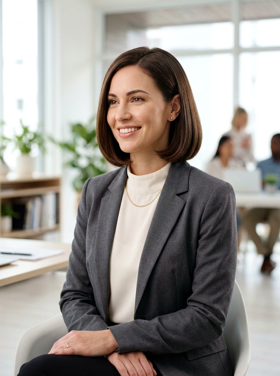 Classic Rounded Bob - 20 rounded bob for thin hair women - 20 rounded bob for thin hair women