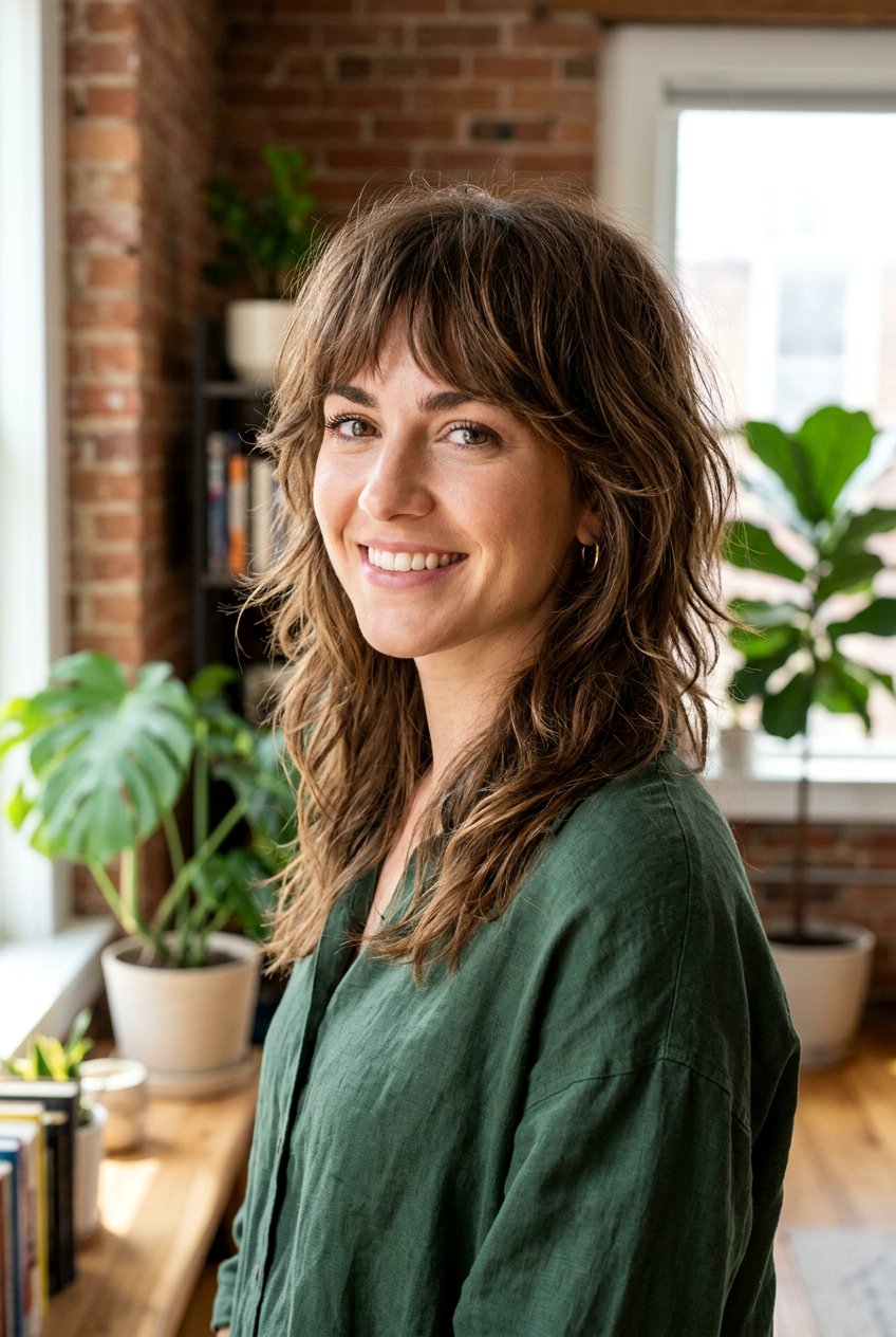 Classic Shag Haircut - 20 haircuts for oval face shape - 20 haircuts for oval face shape