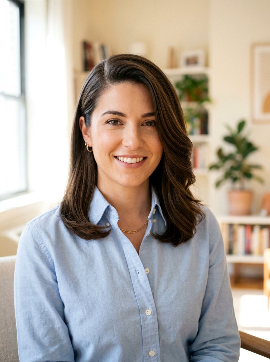 Classic Side Part - 20 flattering haircut for oblong face women - 20 flattering haircut for oblong face women