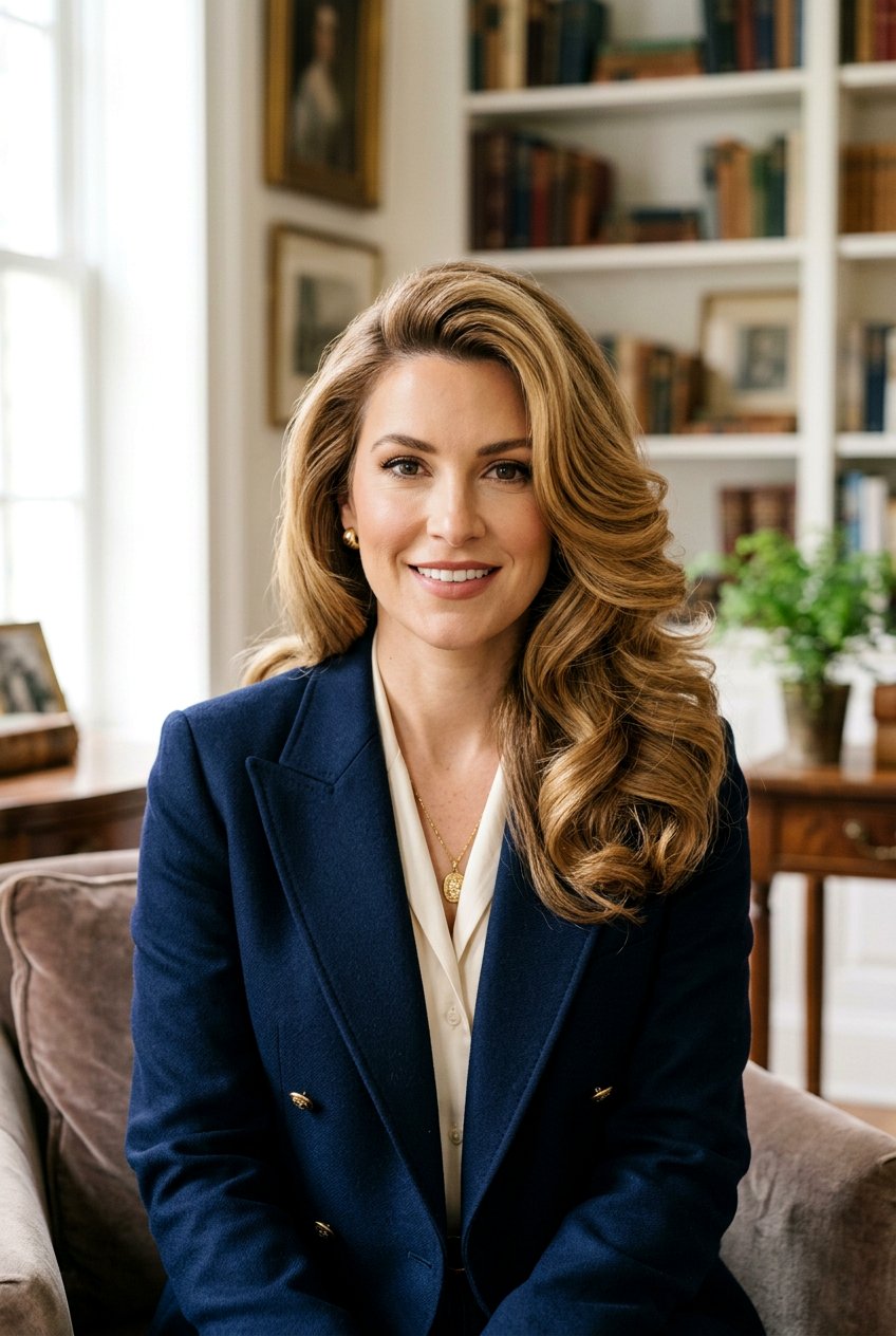 Classic Side Part Blowout - 20 old money hairstyles - 20 old money hairstyles