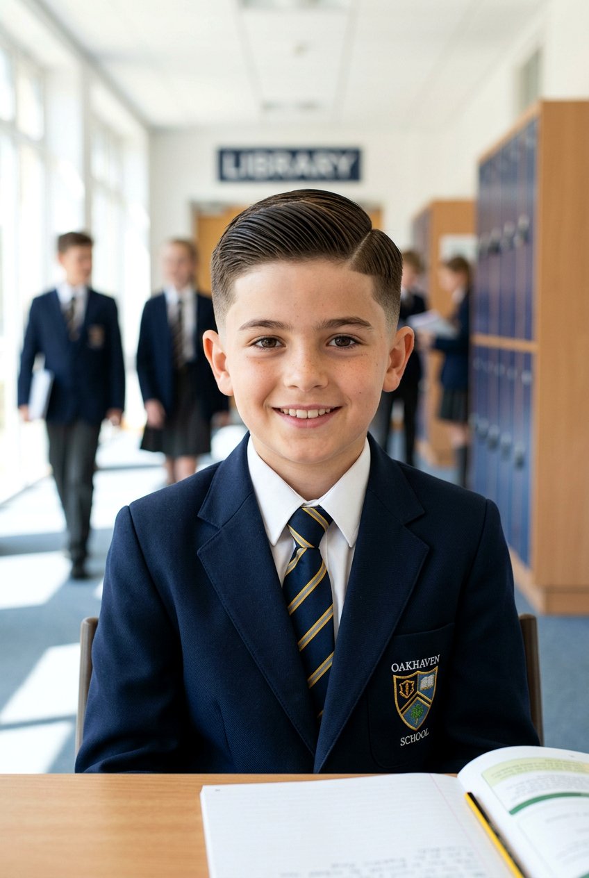 Classic Side Part Comb Over - 20 boys school hairstyle with side part - 20 boys school hairstyle with side part