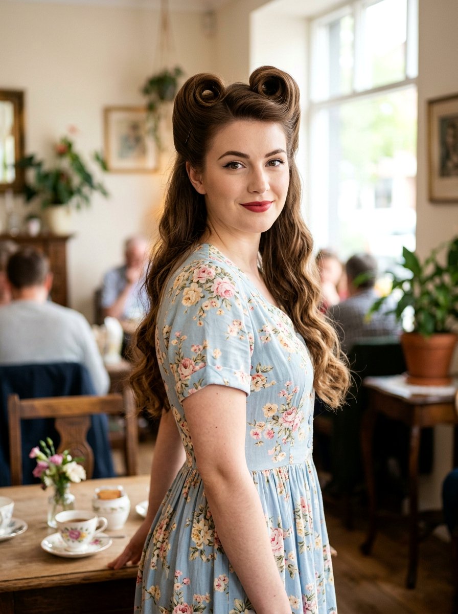 Classic Side Victory Rolls - 20 victory rolls for long hair - 20 victory rolls for long hair