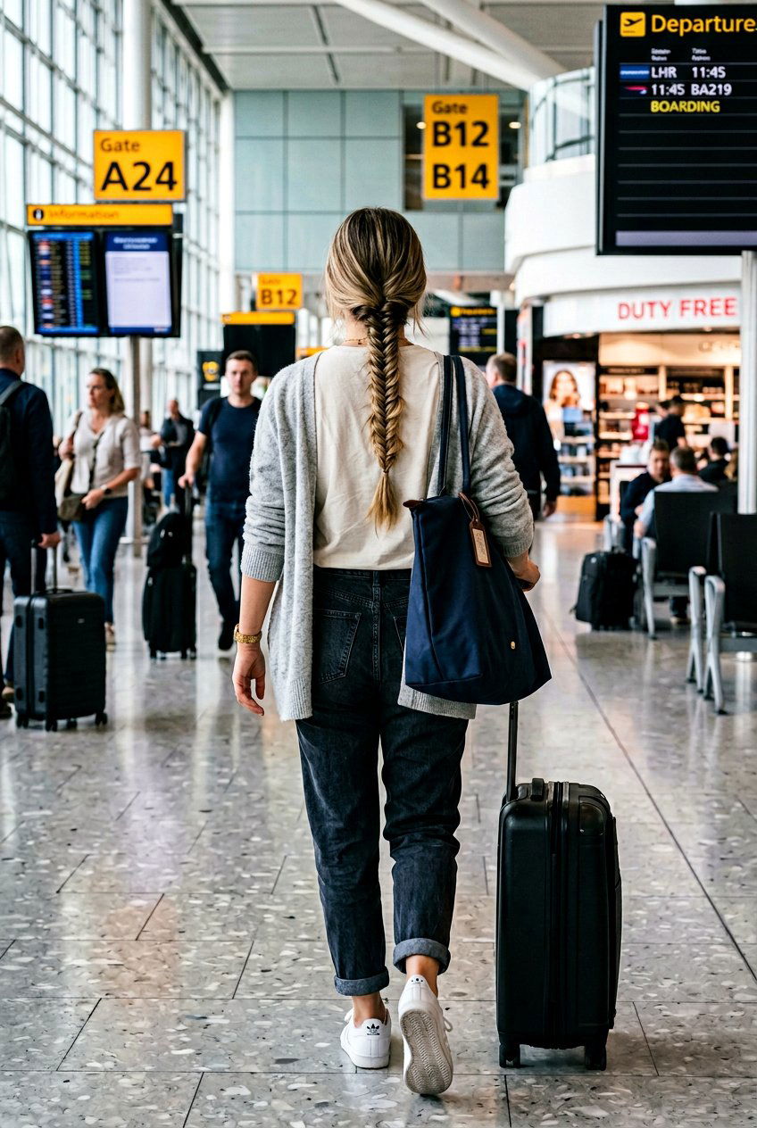 Classic Single Fishtail Braid For Flights - 20 airplane friendly braid styles - 20 airplane friendly braid styles