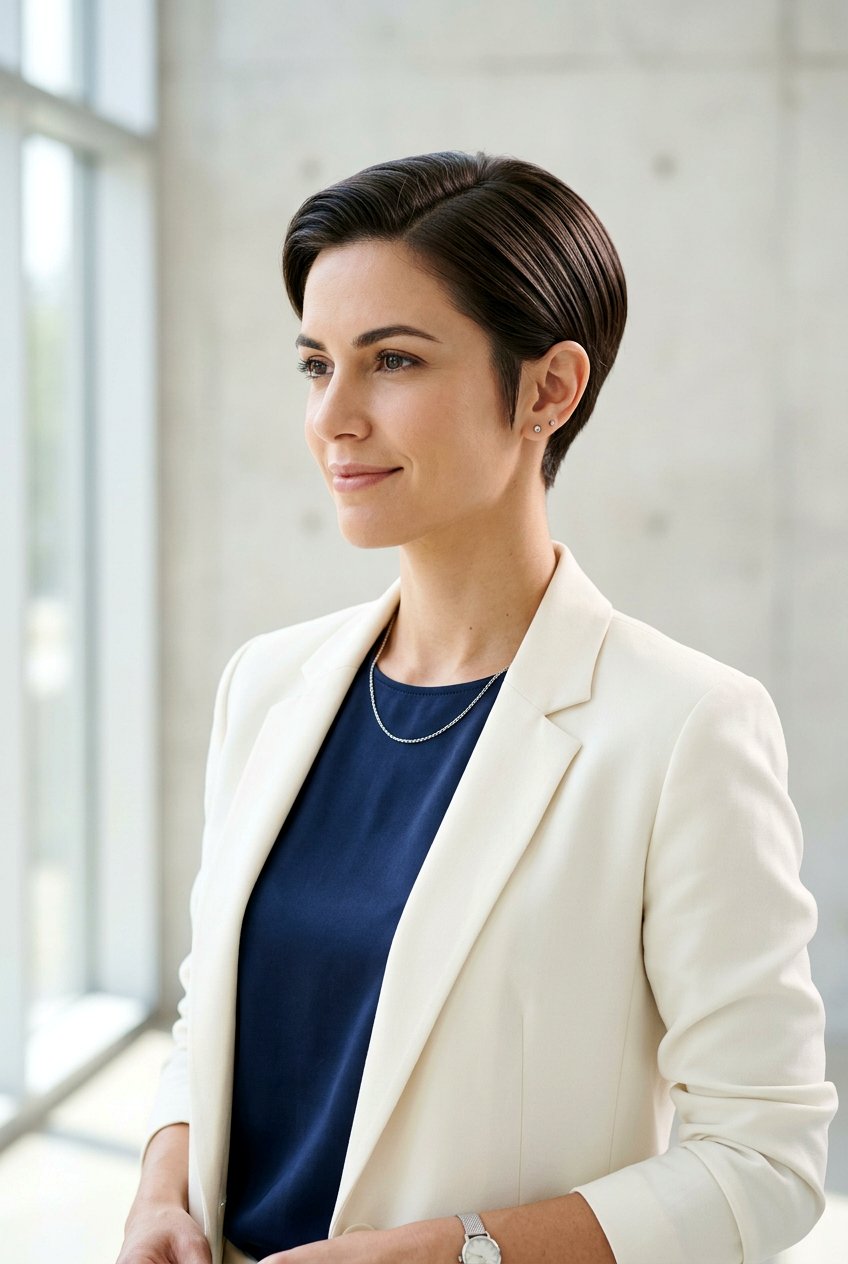 Classic Sleek Cropped Pixie Haircut - 20 sleek cropped pixie haircut - 20 sleek cropped pixie haircut