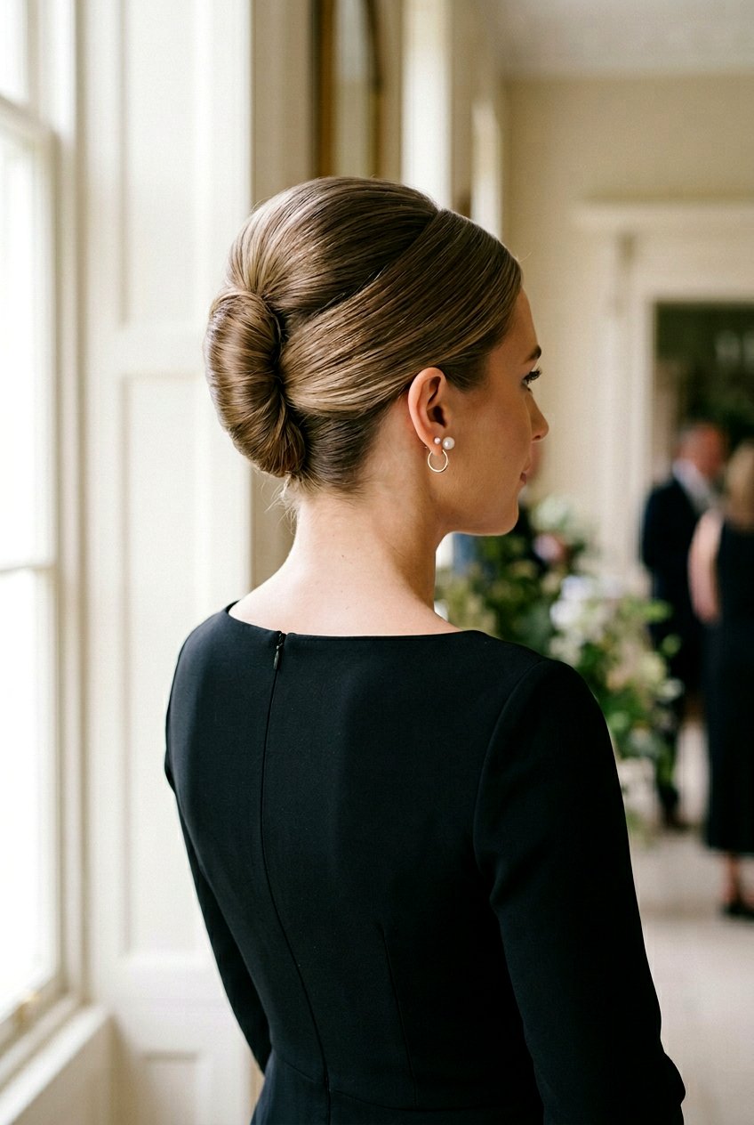 Classic Smooth French Roll - 20 elegant french roll hairstyle - 20 elegant french roll hairstyle