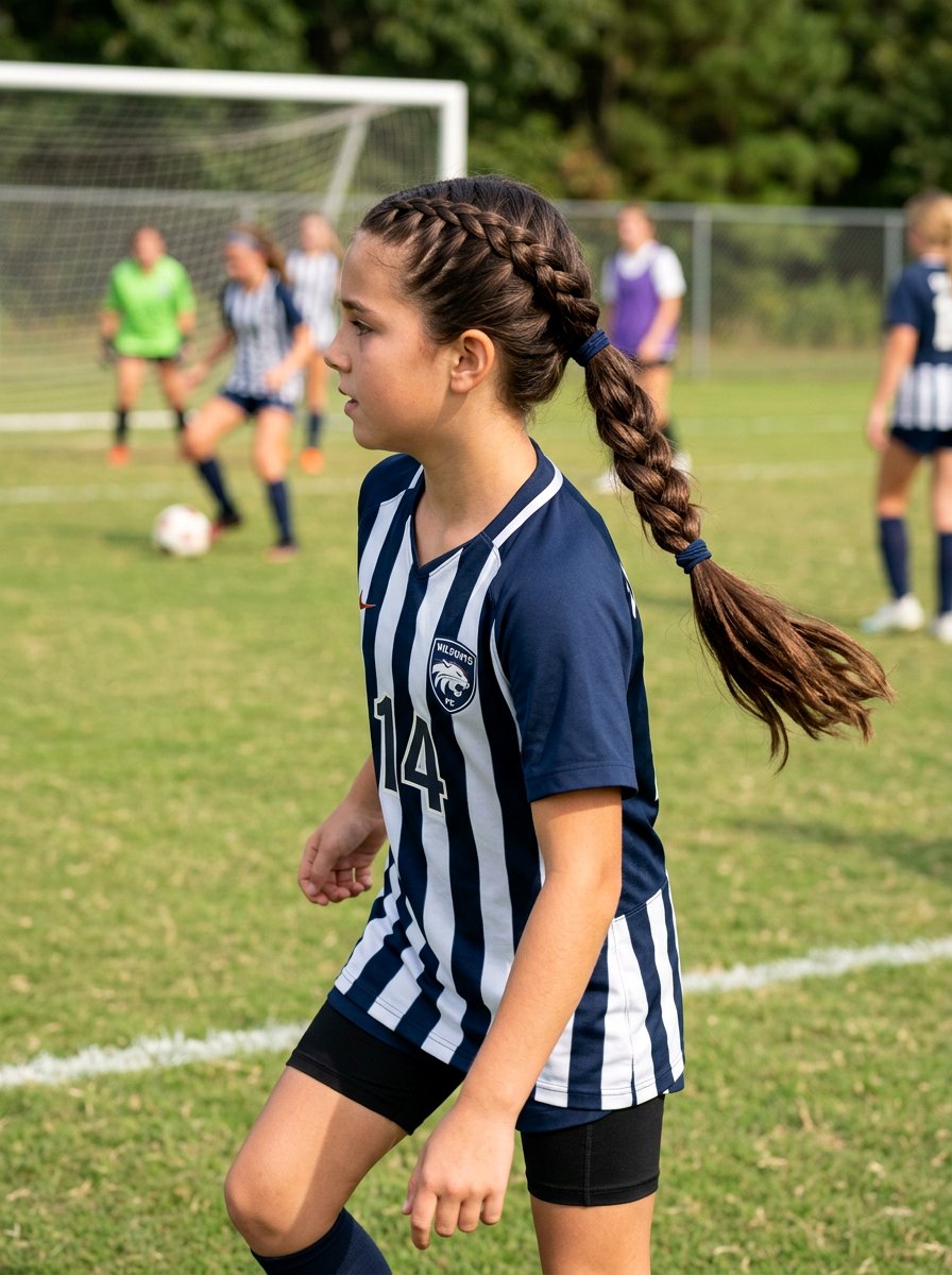 Classic Soccer Braid Ponytail - 20 soccer braid ponytail - 20 soccer braid ponytail