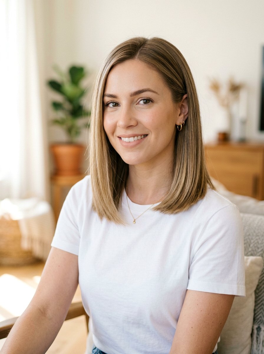 Classic Soft Straight Lob Haircut - 20 soft straight lob haircut - 20 soft straight lob haircut