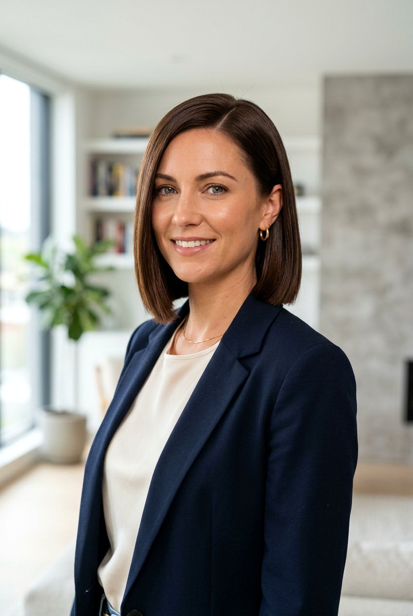 Classic Straight Bob with Side Part - 20 hairstyles for widows peak women - 20 hairstyles for widows peak women